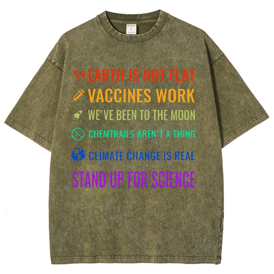 Stand Up For Science! Vintage Distressed T-shirt