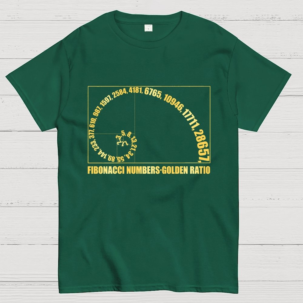 Fibonacci Numbers Golden Ratio Geek T-Shirt