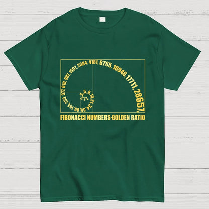 Fibonacci Numbers Golden Ratio Geek T-Shirt
