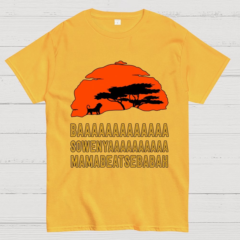 Baaa Sownyaaa Mamabeatsebabah Unisex Geek T-Shirt