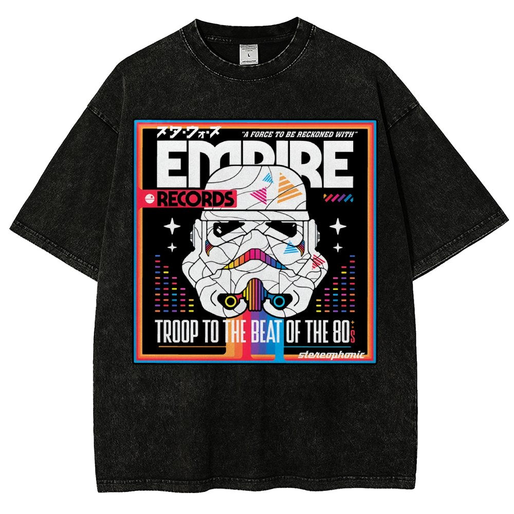 Troop to the Beats Vintage Distressed T-shirt