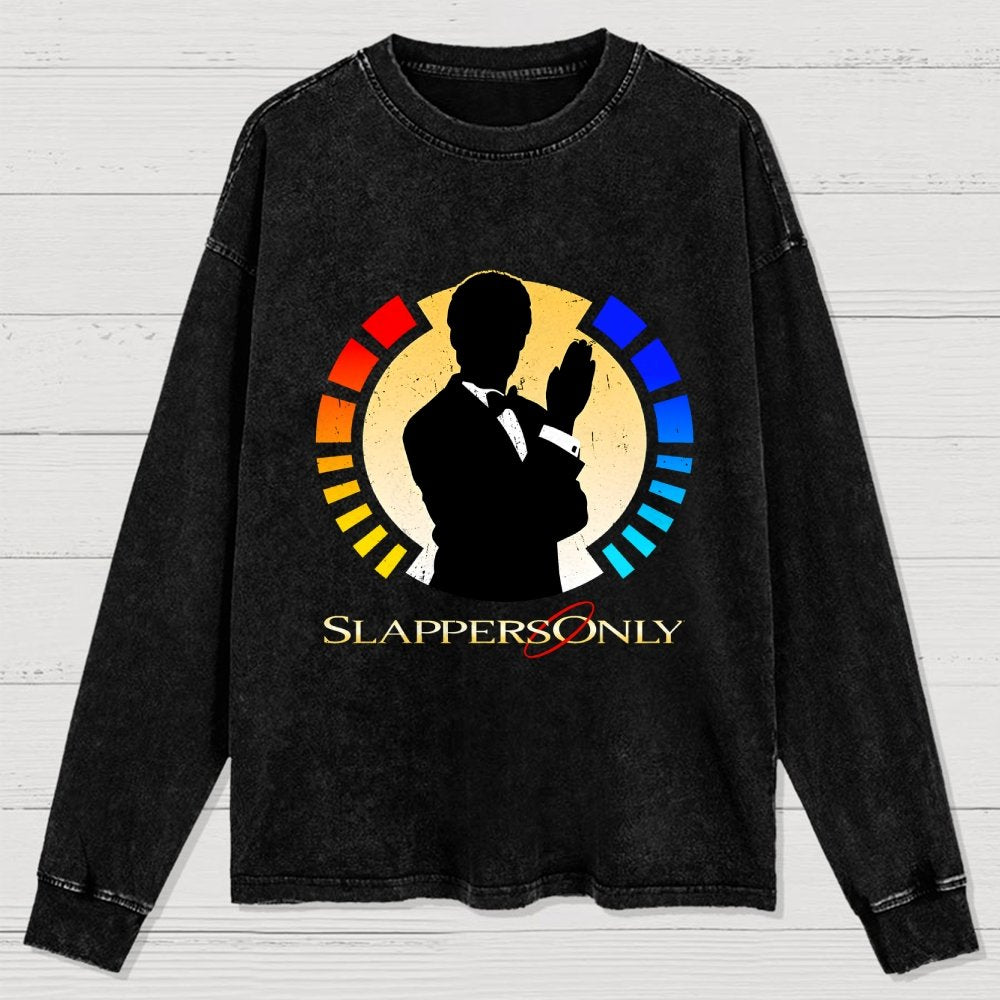 Slappers Only! Washed Long Sleeve Tee