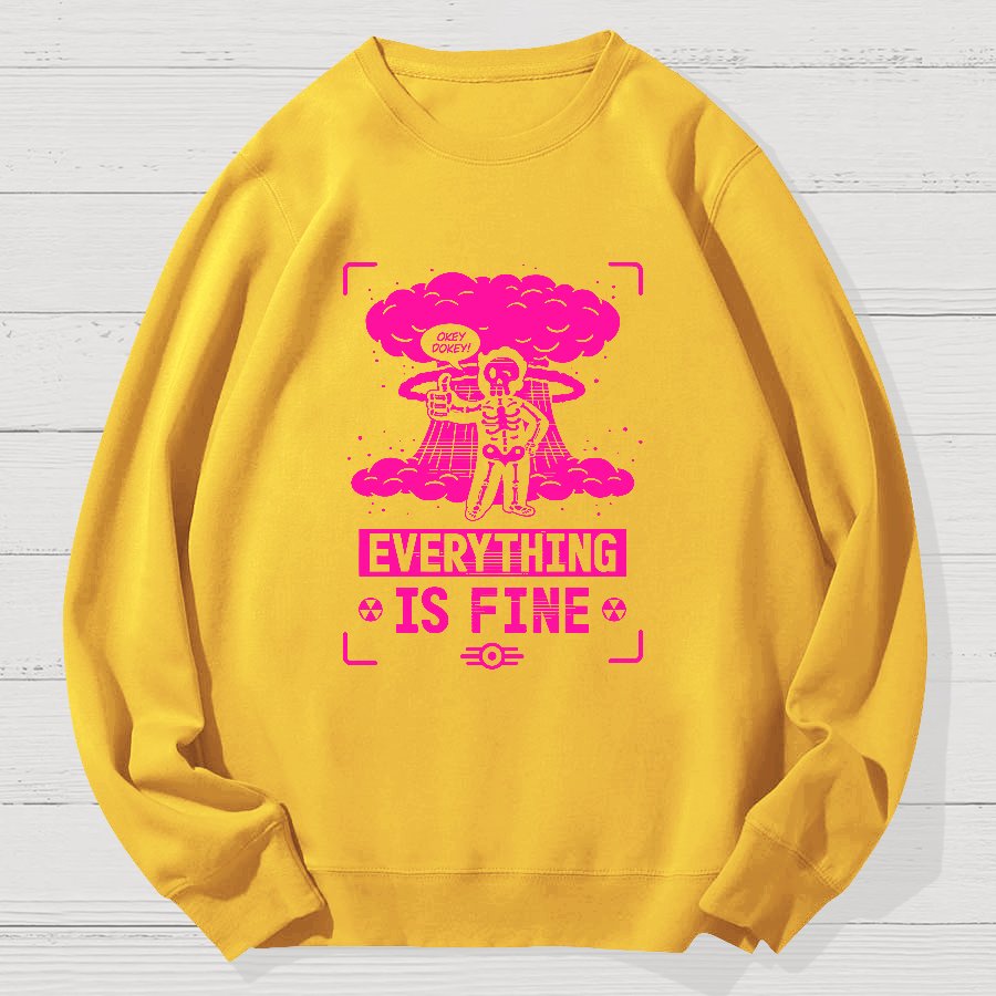 Nuclear Boy Geek Cotton Sweatshirt