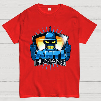 Anti Humans Geek T-Shirt