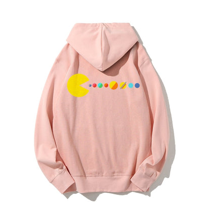 Mister Universe Printed Back Unisex Cotton Hoodie