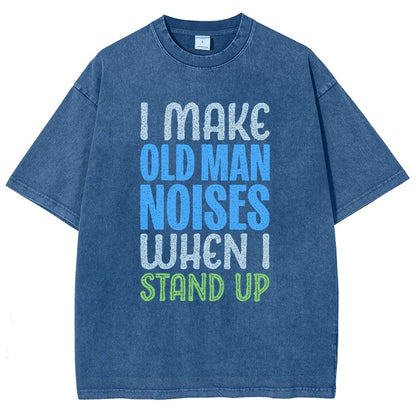 Old Man Noises Vintage Distressed T-shirt