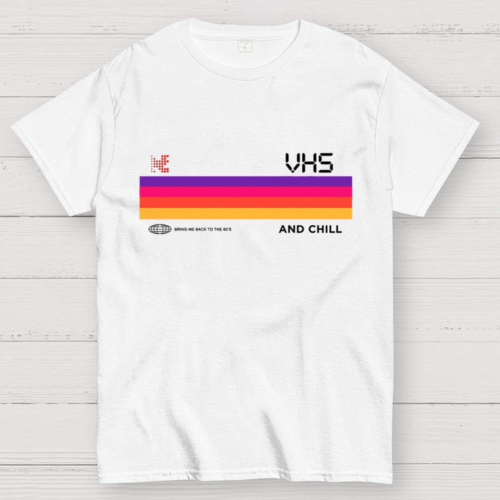 Vhs And Chill Geek T-Shirt