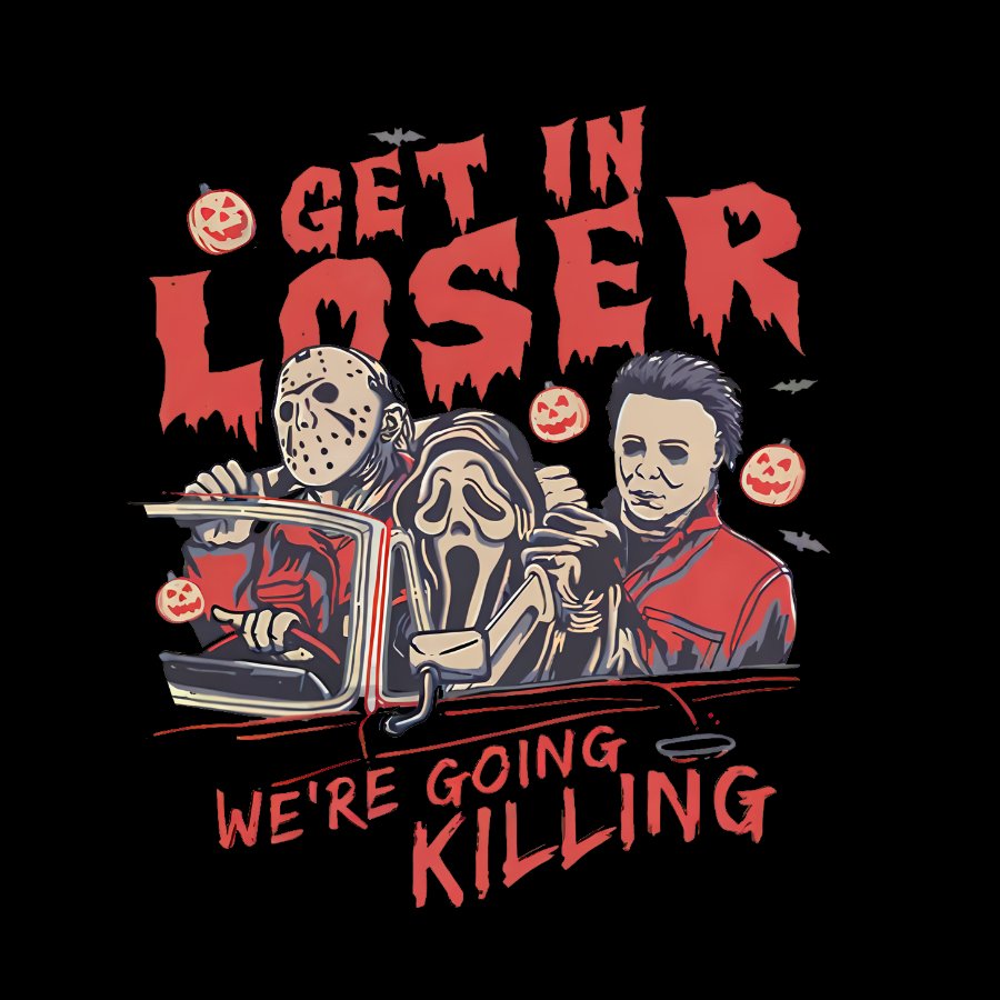 Get In Loser Halloween Geeky T-Shirt
