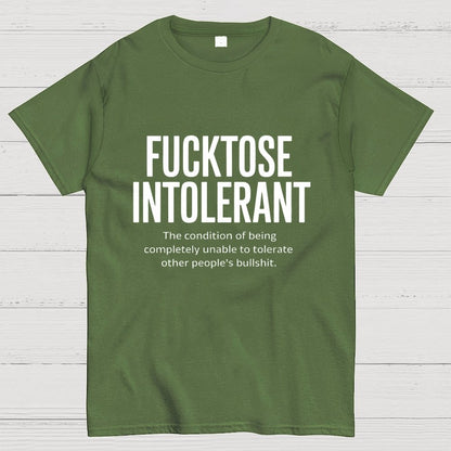 Fucktose Intolerant Funny Geek T-Shirt