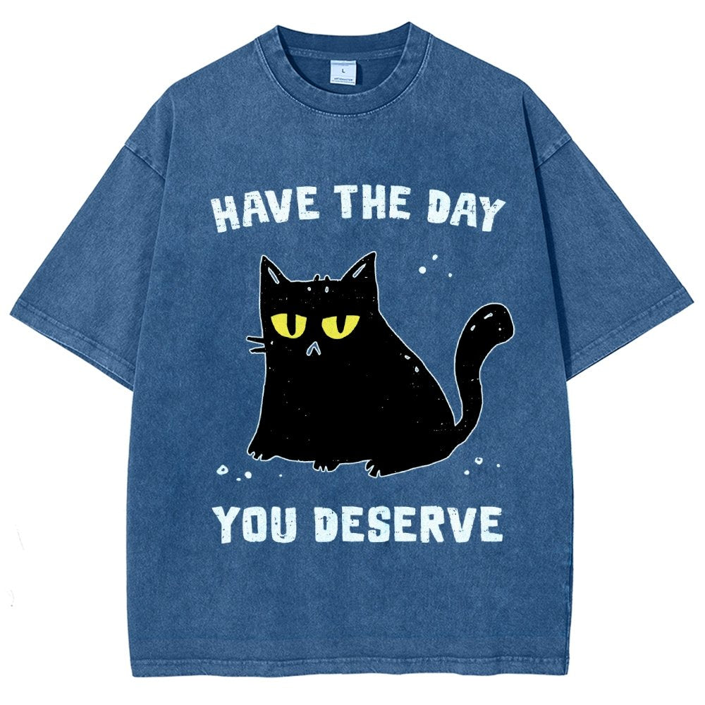 Karma Kitten Vintage Distressed T-shirt