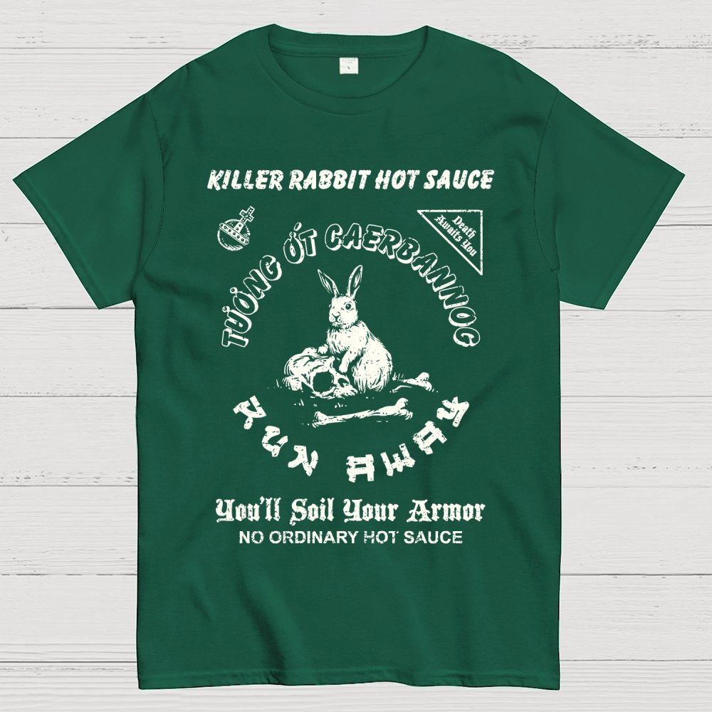 Killer Rabbit Hot Sauce Geek T-Shirt