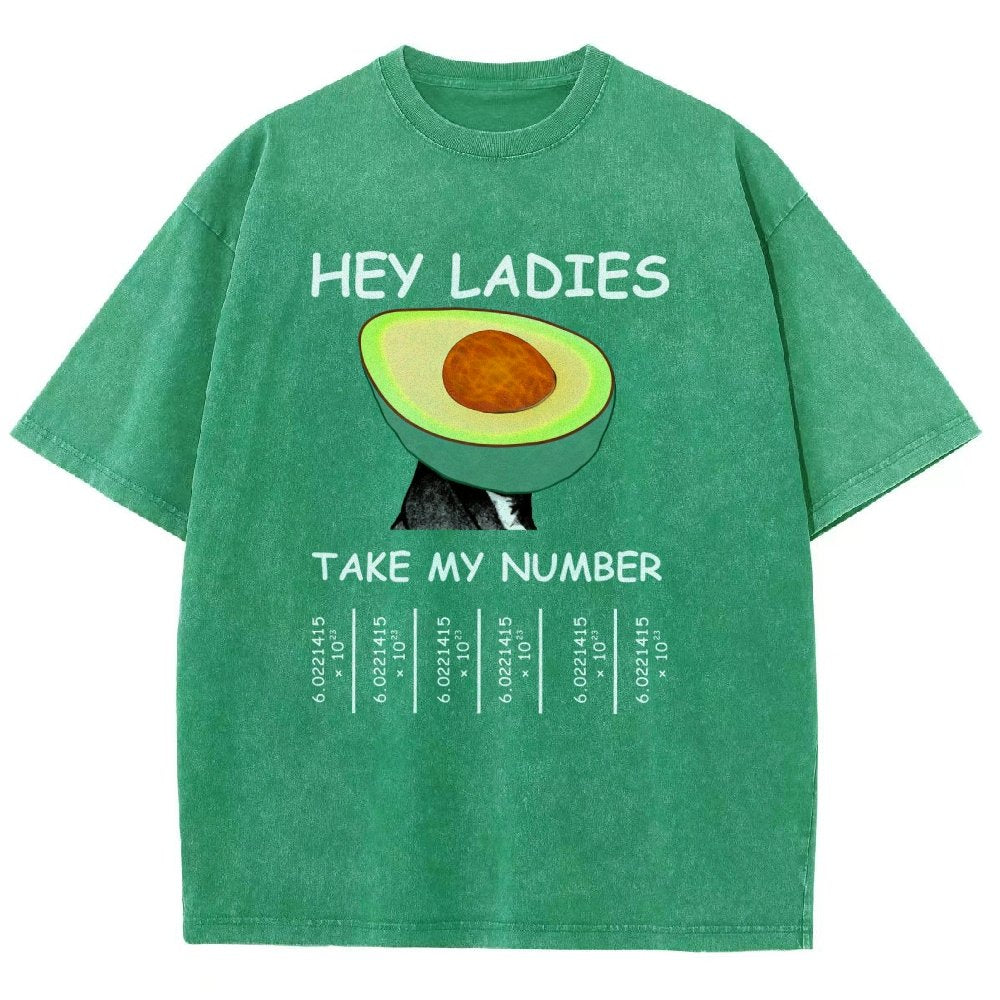 Avocadro - Funny Avogadro's Number Vintage Distressed T-shirt