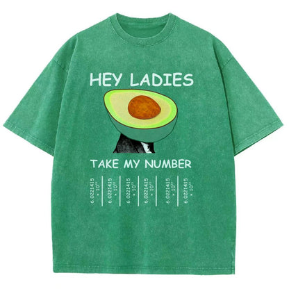 Avocadro - Funny Avogadro's Number Vintage Distressed T-shirt