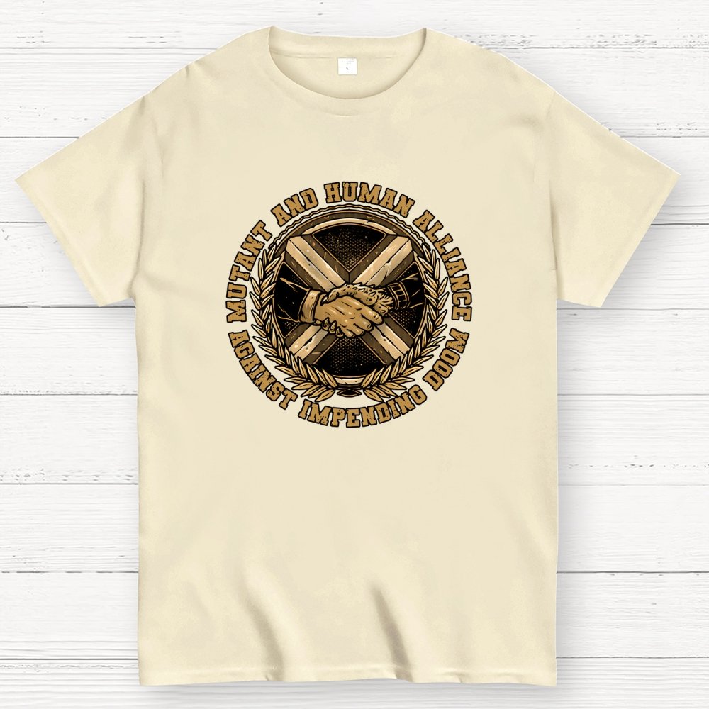 Mutant and Human Alliance Geek T-Shirt