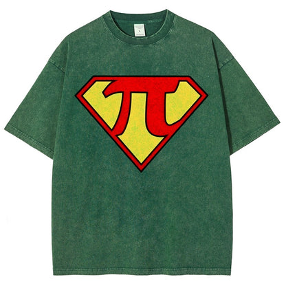 Super Pi Hero Vintage Distressed T-shirt