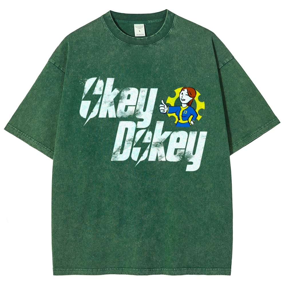 Okey Dokey Vintage Distressed T-shirt