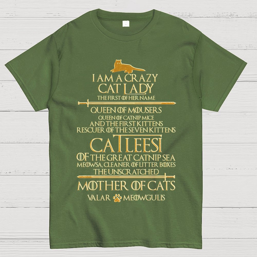 I Am A Crazy Cat Lady Unisex Geek T-Shirt