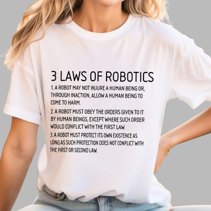 Three Laws of Robotics Geek T-Shirt