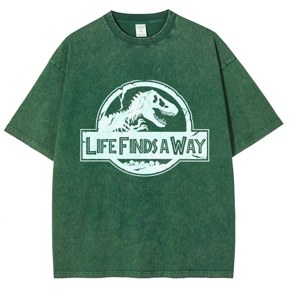 Life Finds A Way Vintage Distressed T-shirt