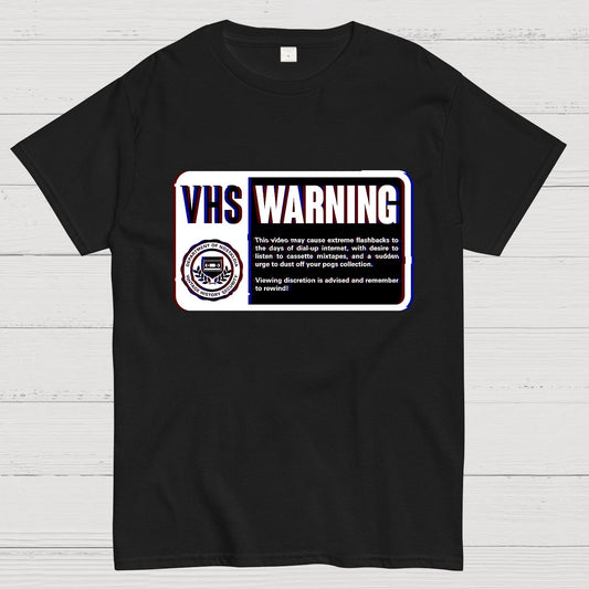 VHS Nostalgia Warning Buy Now Geek T-Shirt