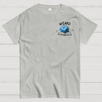 Wizard Dice Front And Back Printing Geek T-Shirt