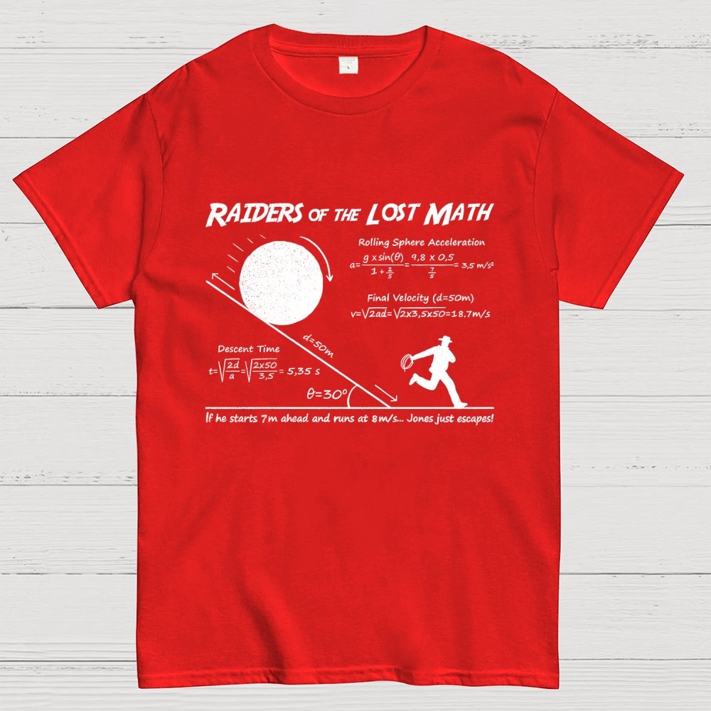 Raiders of the Lost Math Geek T-Shirt