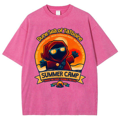 Sandy Sea Summer Camp Vintage Distressed T-shirt