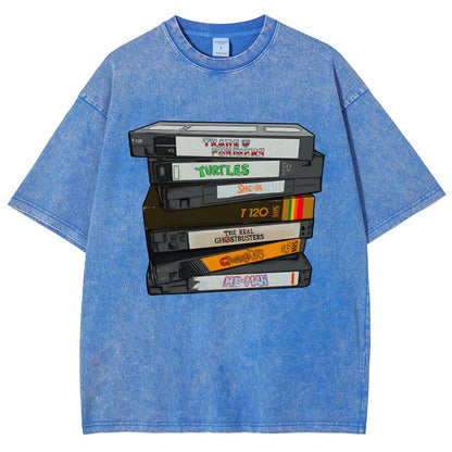 Nostalgic VHS - Action Edition Vintage Distressed T-shirt