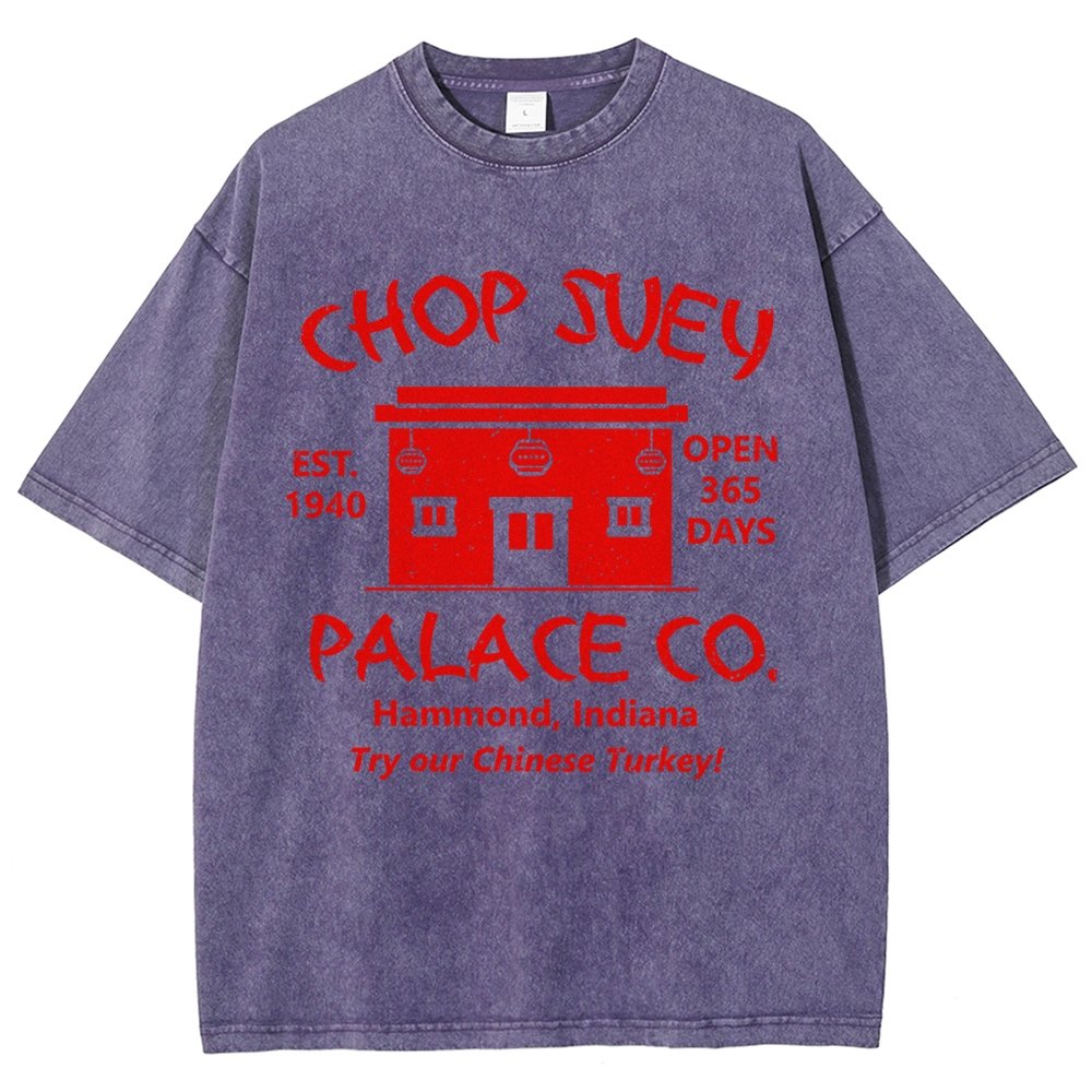 Christmas Story Mysterious Eatery Vintage Distressed T-shirt