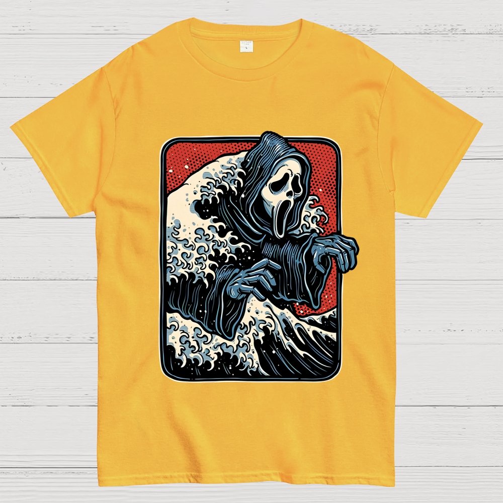 Ghost Wave Unisex Geek T-Shirt