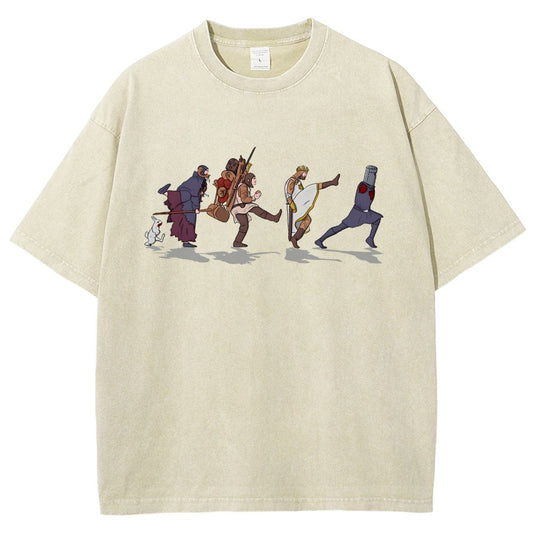 Walking Toward the Grail Vintage Distressed T-shirt
