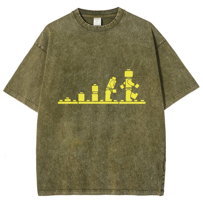 Bricks Evolution Vintage Distressed T-shirt