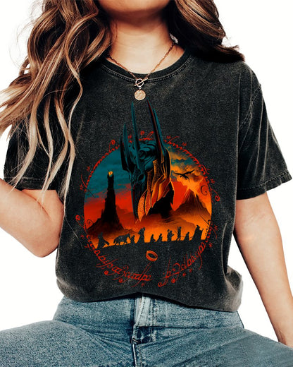 Fiery Mountain Quest Vintage Distressed T-shirt