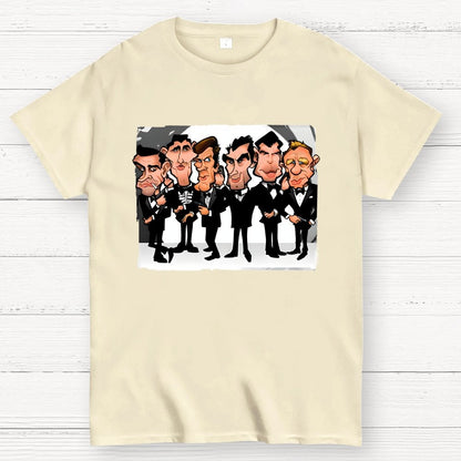 Six Faces One Spy Geek T-Shirt