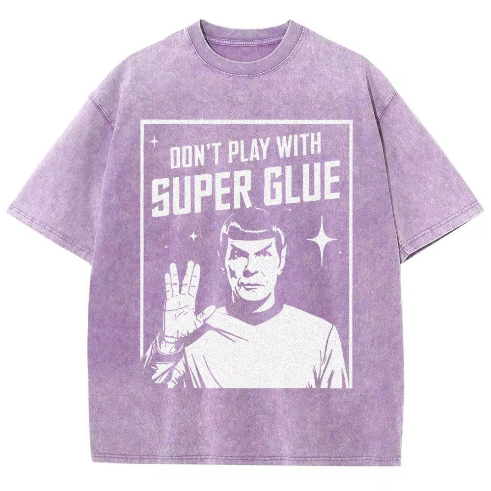 Don't Play With Superglue Vintage Distressed T-shirt