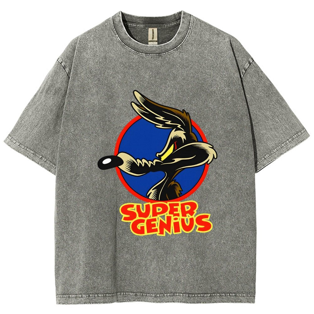 Dick Coyote Super Genius Vintage Distressed T-shirt