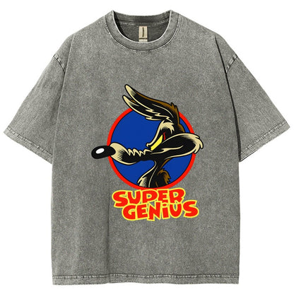 Dick Coyote Super Genius Vintage Distressed T-shirt