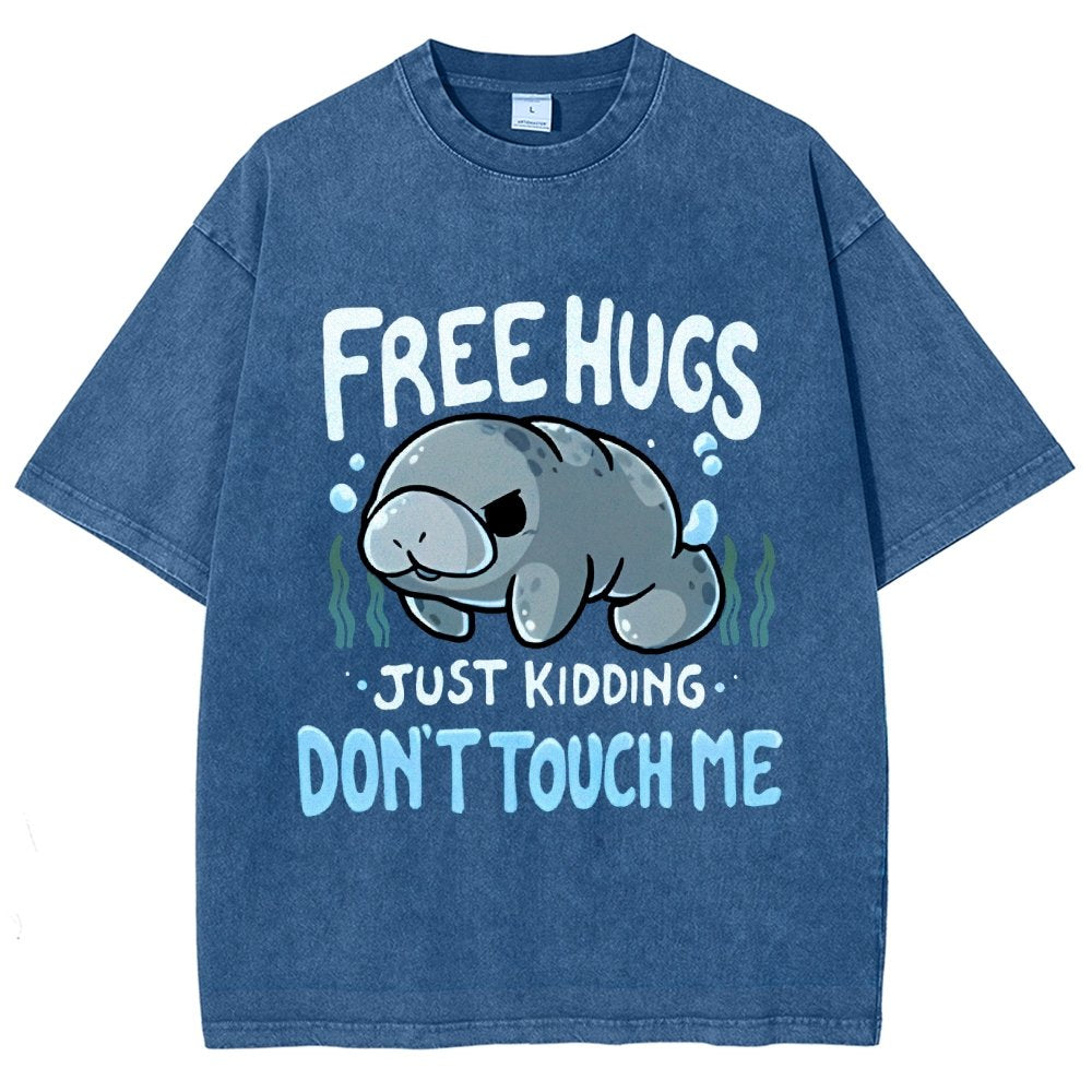 Free Hugs Vintage Distressed T-shirt
