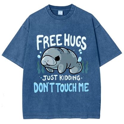 Free Hugs Vintage Distressed T-shirt