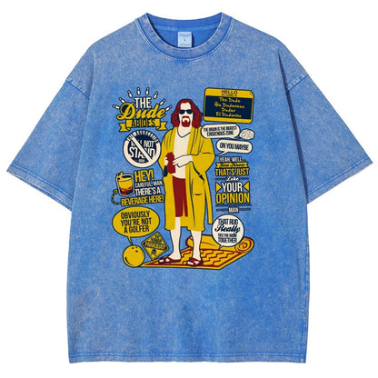 The Dude Quotes Vintage Distressed T-shirt