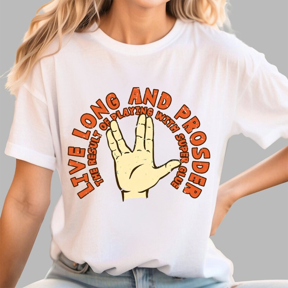 The Result Of Playing With Super Glue Geek T-Shirt