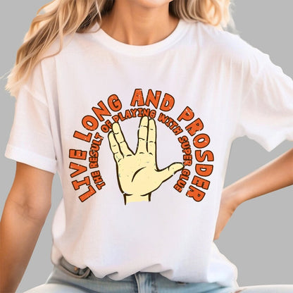 The Result Of Playing With Super Glue Geek T-Shirt