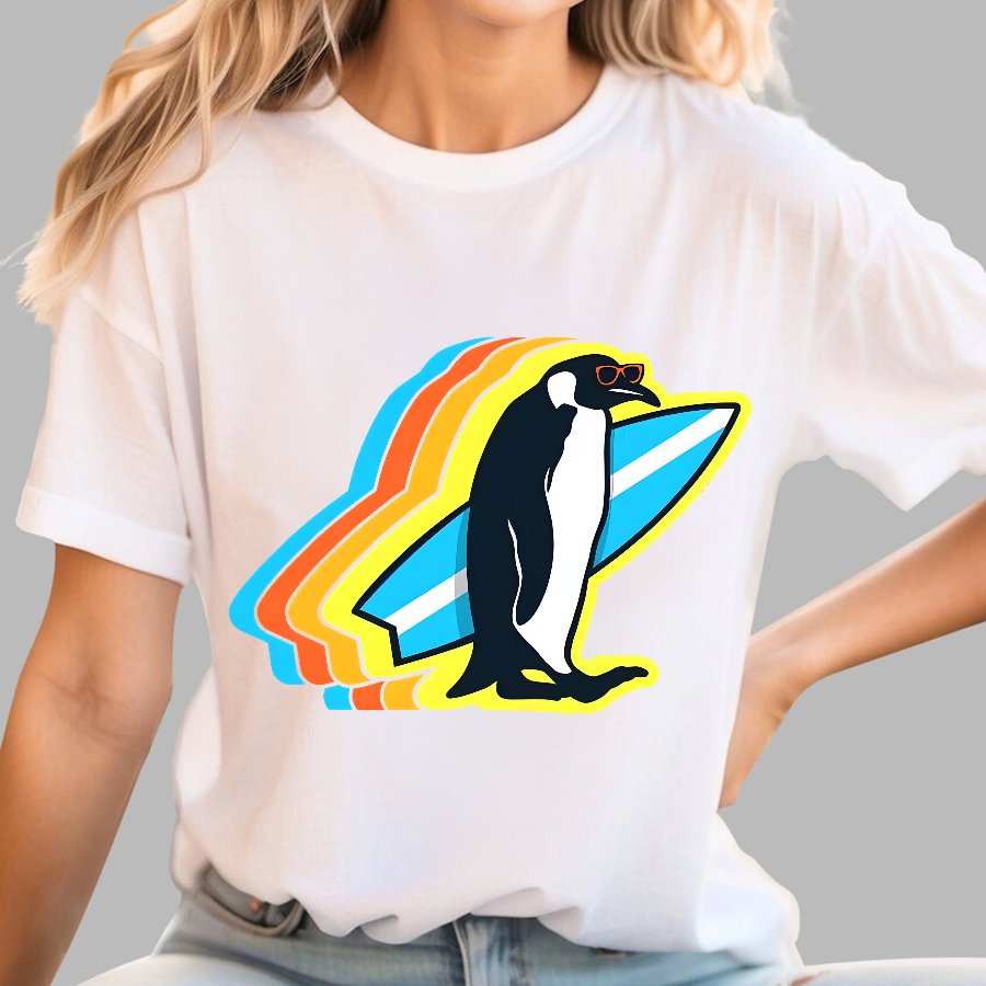 Surf Antarctica Geek T-Shirt