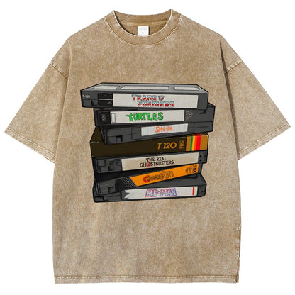 Nostalgic VHS - Action Edition Vintage Distressed T-shirt