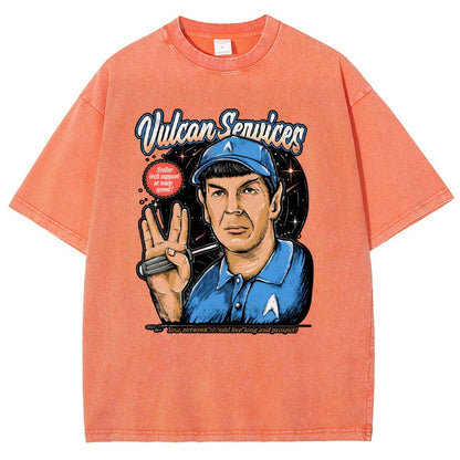 Cosmic services Vintage Distressed T-shirt