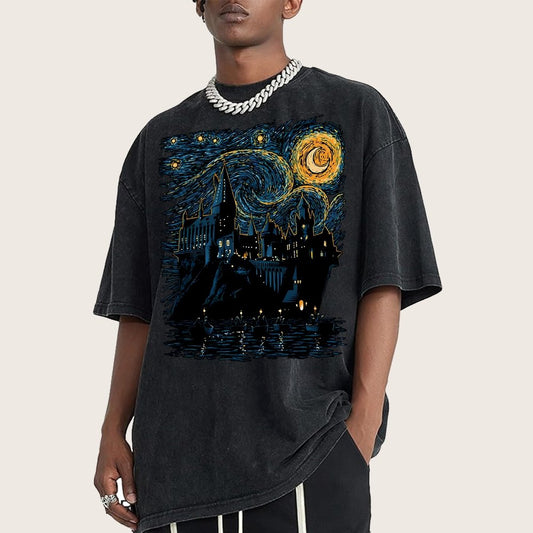Starry School Vintage Distressed T-shirt