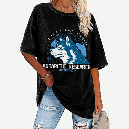 National Science Institute Outpost 31 Vintage Distressed T-shirt