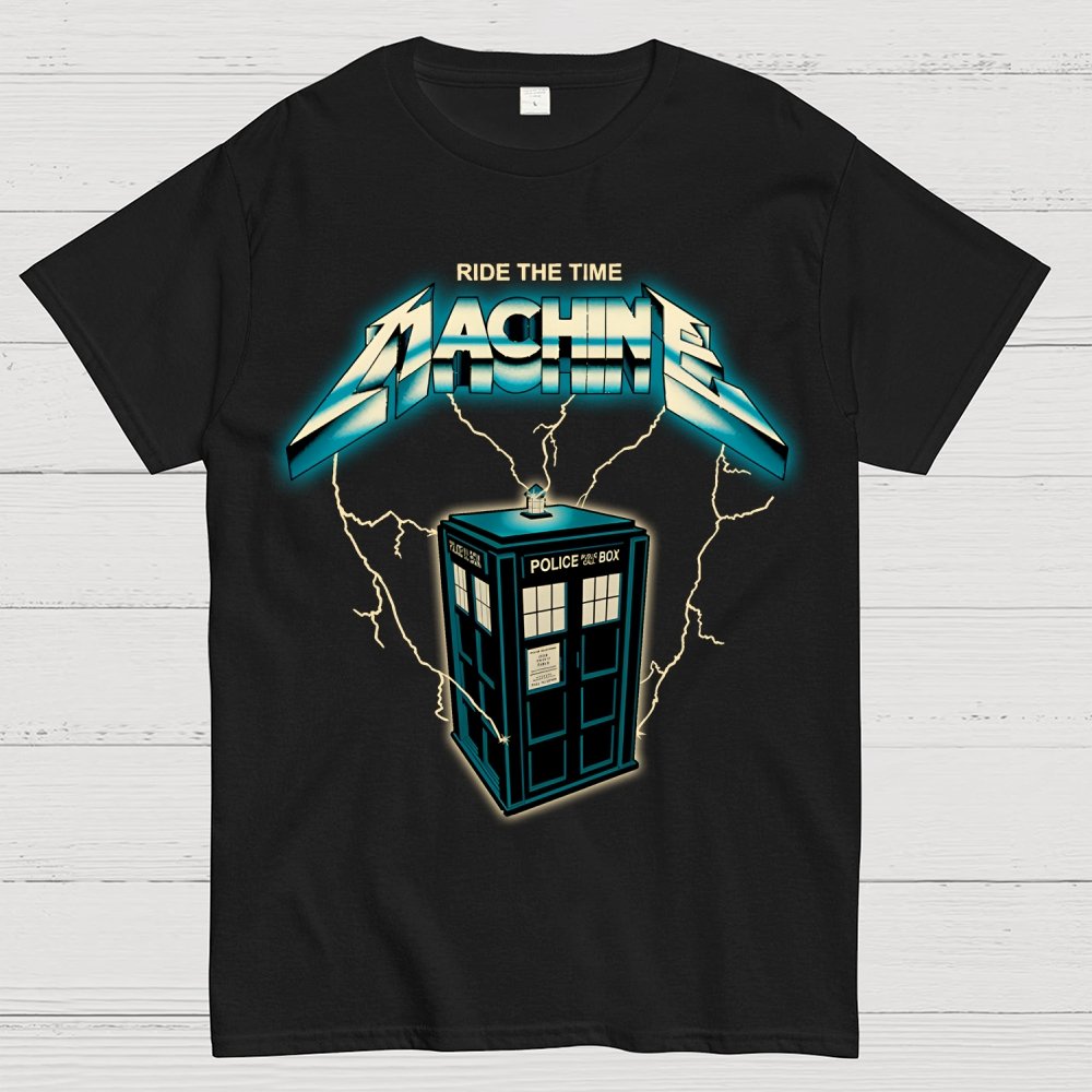 Ride the Time Machine Geek T-Shirt