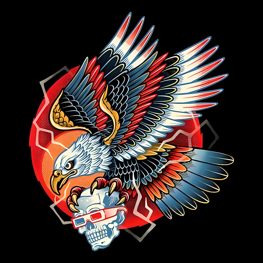 Traditional Eagle Geek T-Shirt