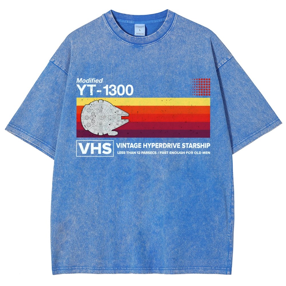 Vintage Hyperdrive Starship Vintage Distressed T-shirt